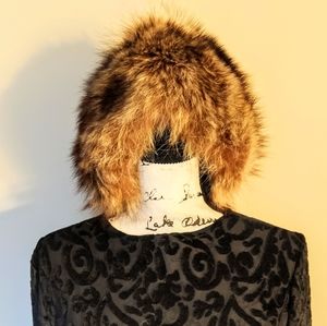 Vtg Saks fifth avenue fox fur hat